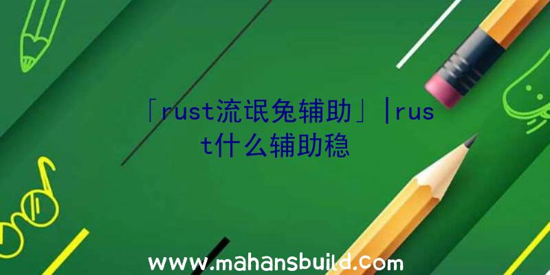 「rust流氓兔辅助」|rust什么辅助稳